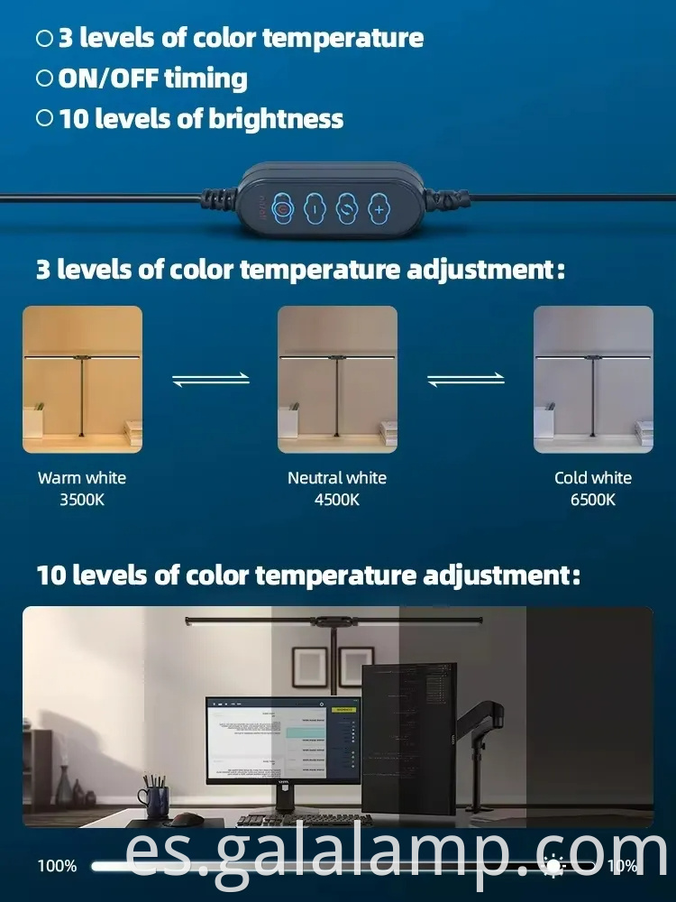 Editar lámpara de escritorio plegable regulable decorativa USB Edit USB Decorative Dimmable Foldable Desk Lamp